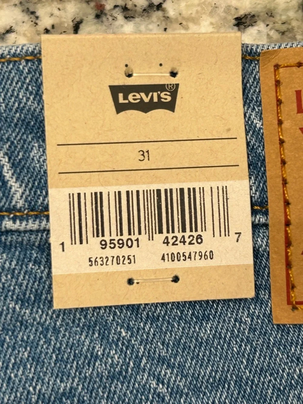 Levi's® 501® Original High Waist Festival Denim Shorts Women’s NWT 31 Distressed